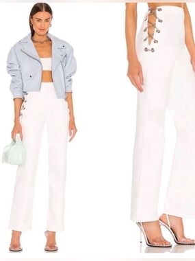 EB denim chain pants size Small